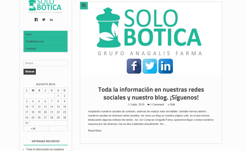 Bienvenidos a nuestro Blog